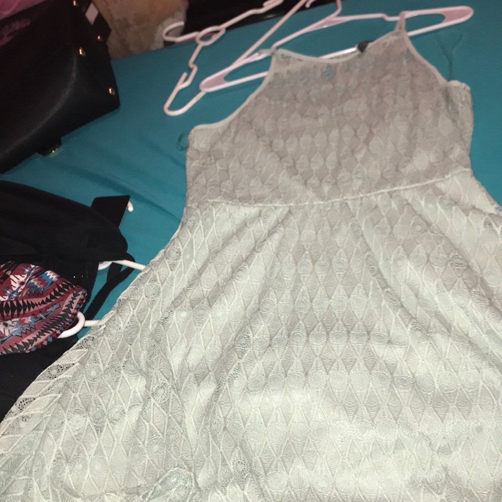 turquoise dress